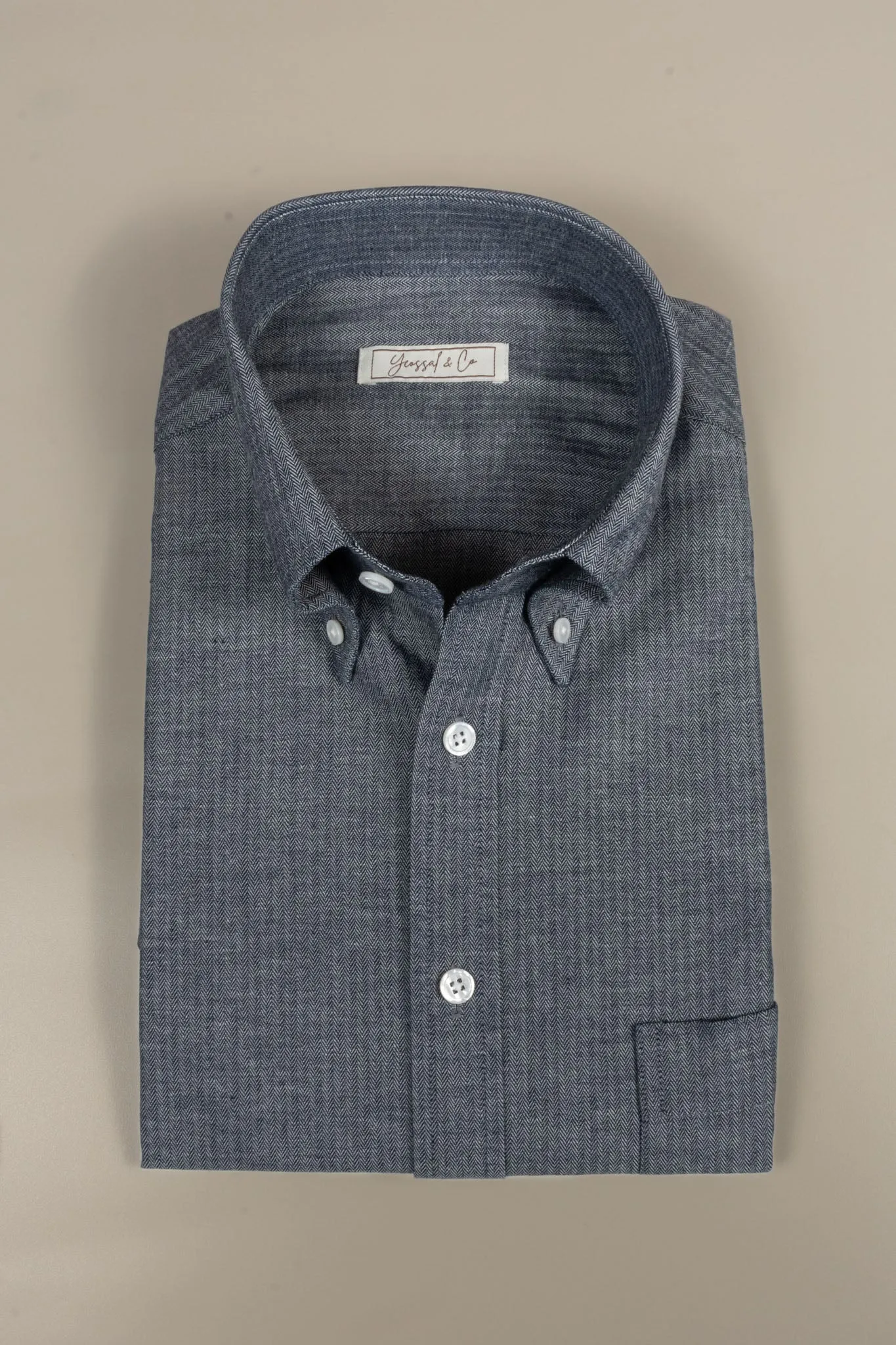 Japanese Indigo Herringbone Selvedge Shirt