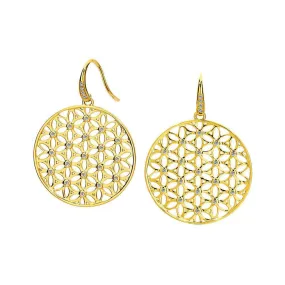 Jardin Diamond Flower of Life Earrings