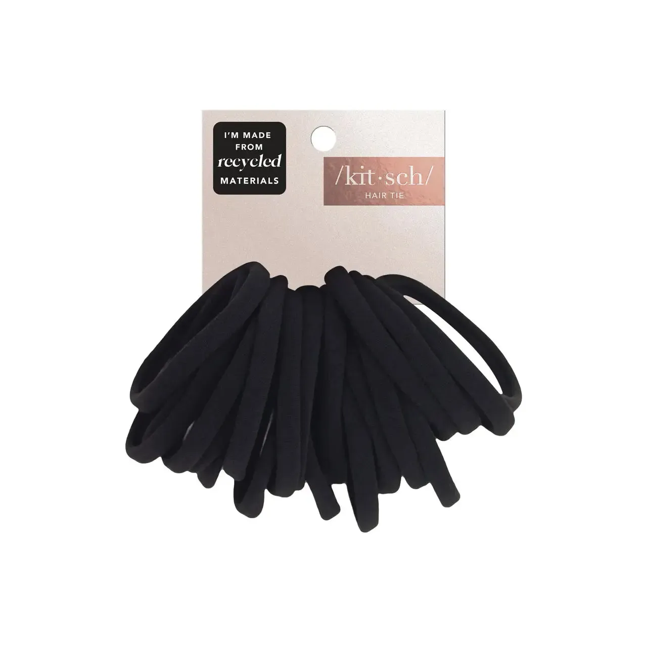 Kitsch | Nylon Elastics 20 pc Set | Black