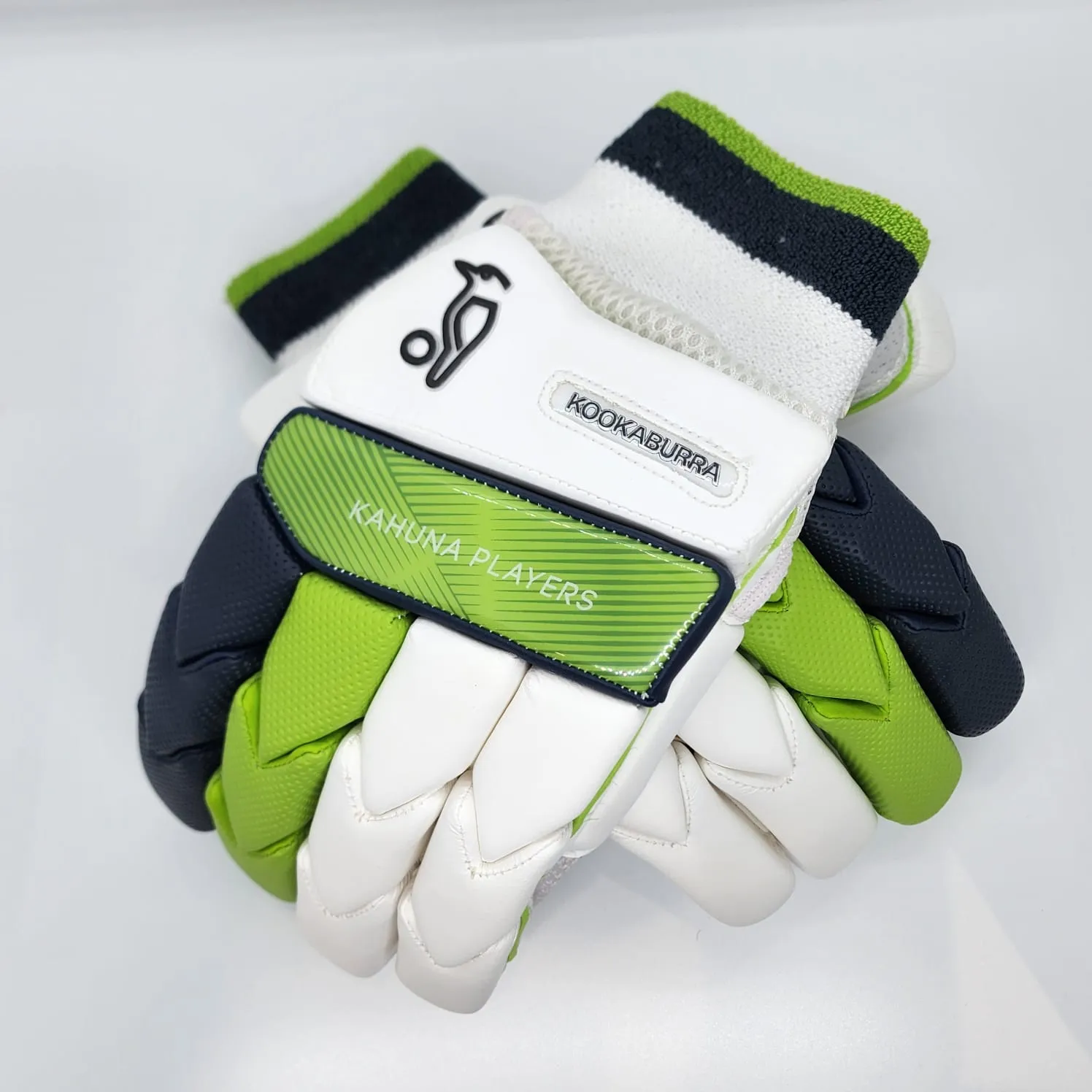 Kookaburra Kahuna Players Cricket Batting Gloves Men Size Green - For Right Hand Players