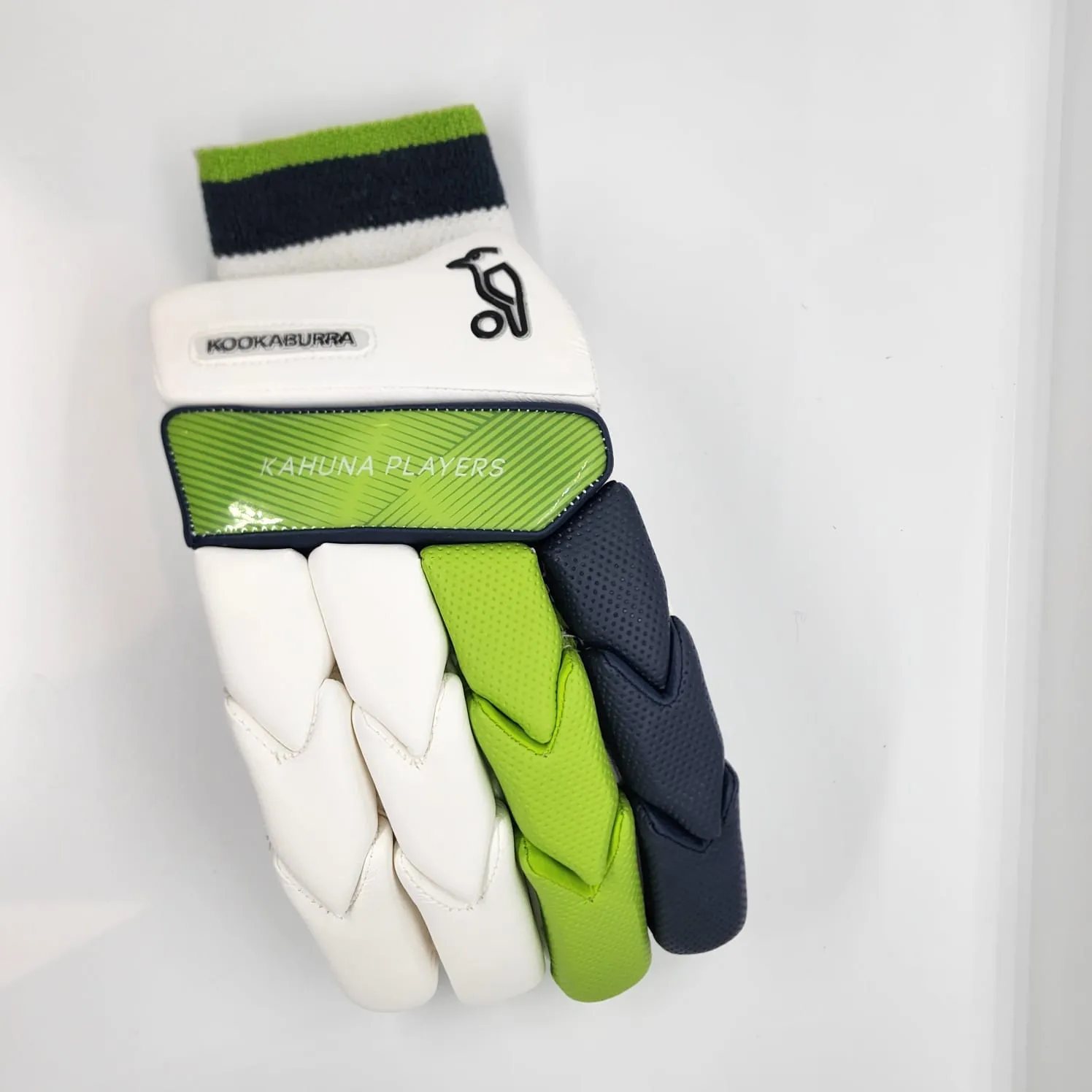 Kookaburra Kahuna Players Cricket Batting Gloves Men Size Green - For Right Hand Players