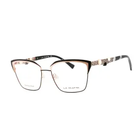 La Matta LMV3305 Eyeglasses Black/Gold / Clear Lens