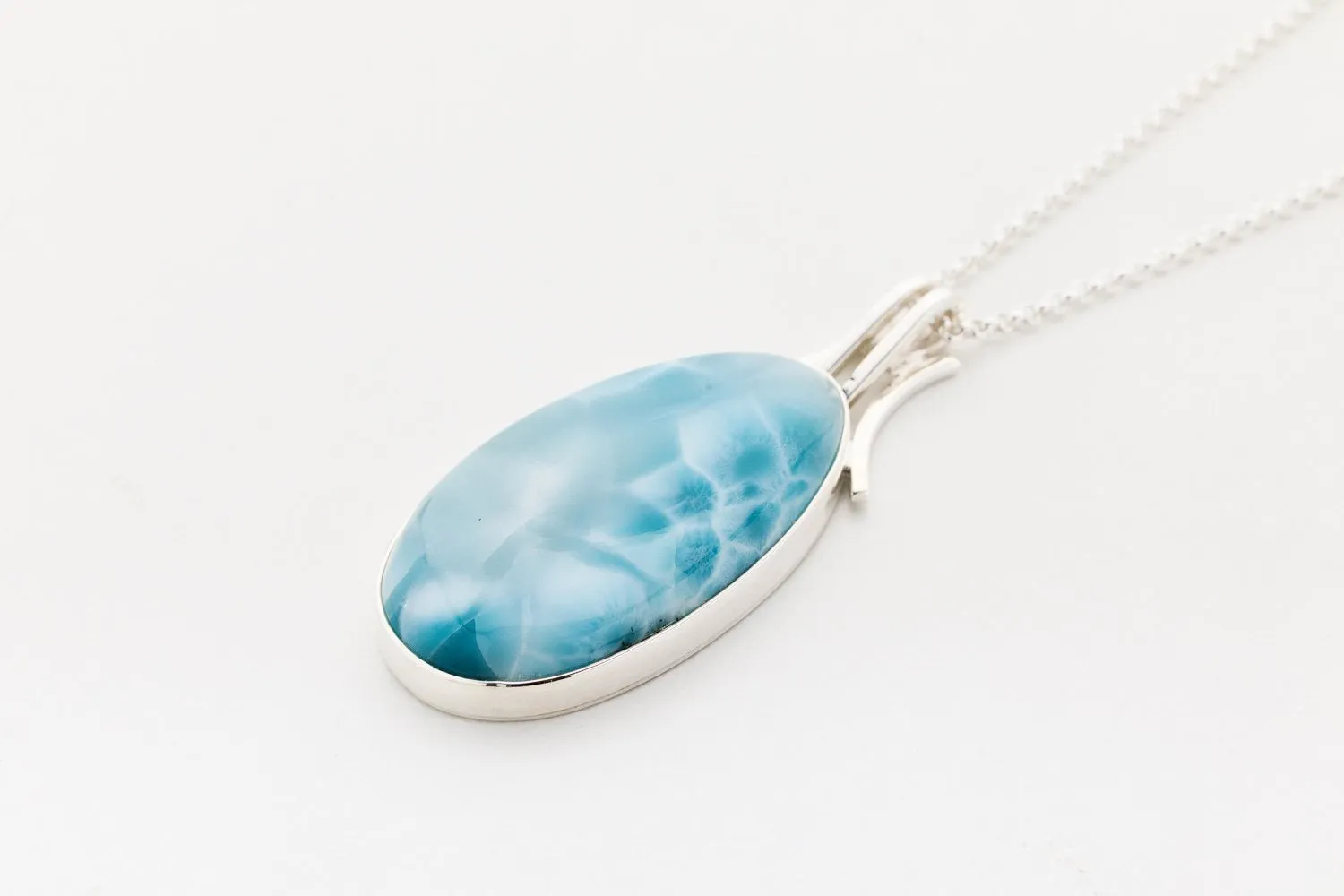 Larimar Oval Pendant Segovia