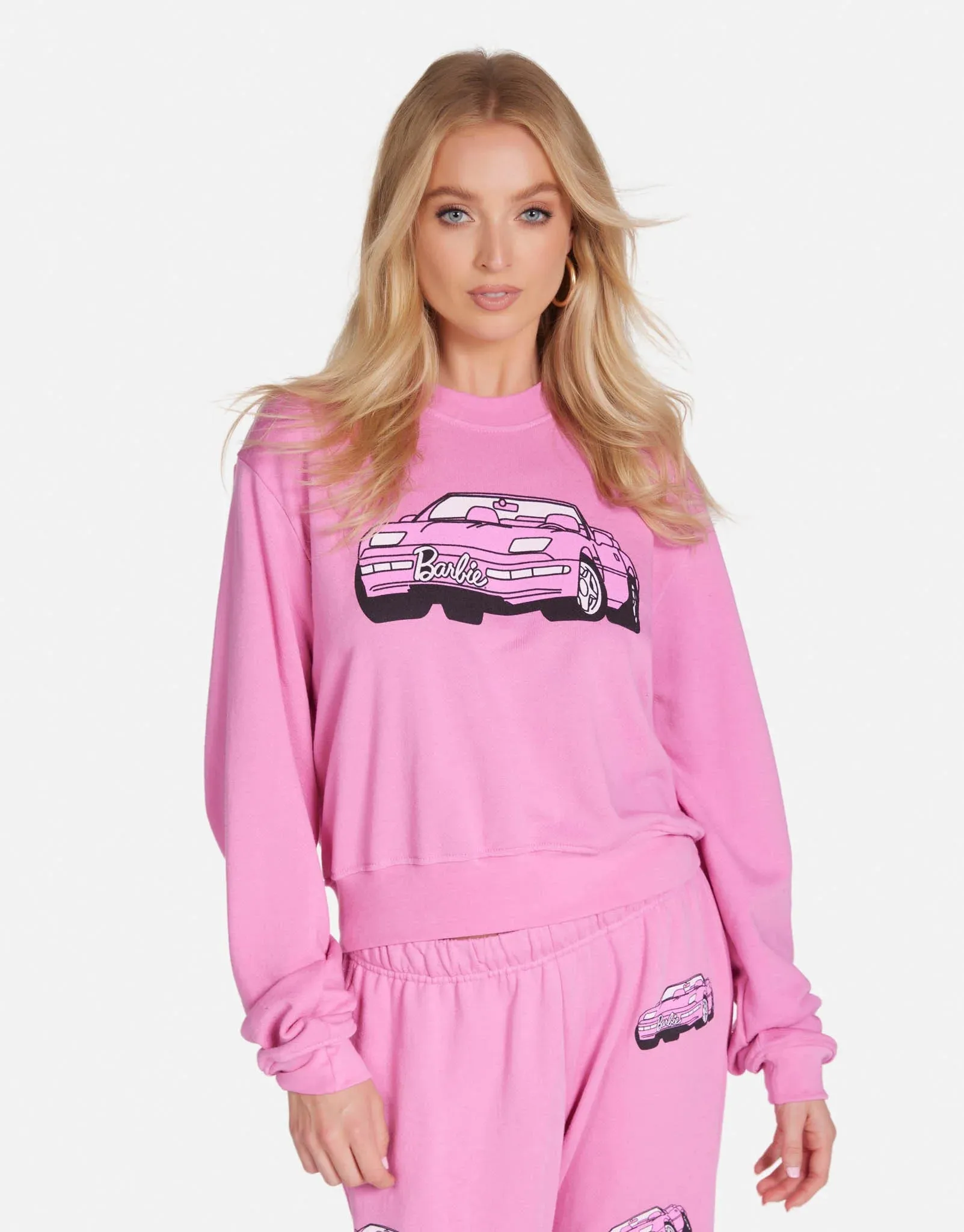 Lauren Moshi - Barbie Spalding Convertible Sweater - Pink