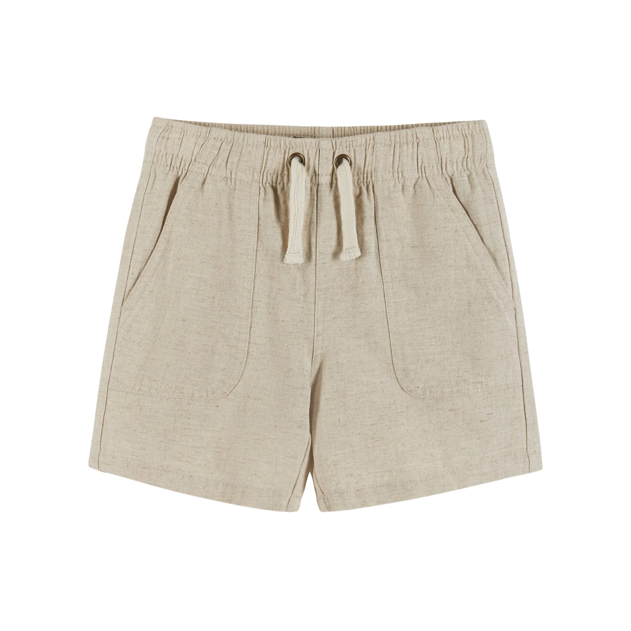 Linen Blend Shorts | Stone