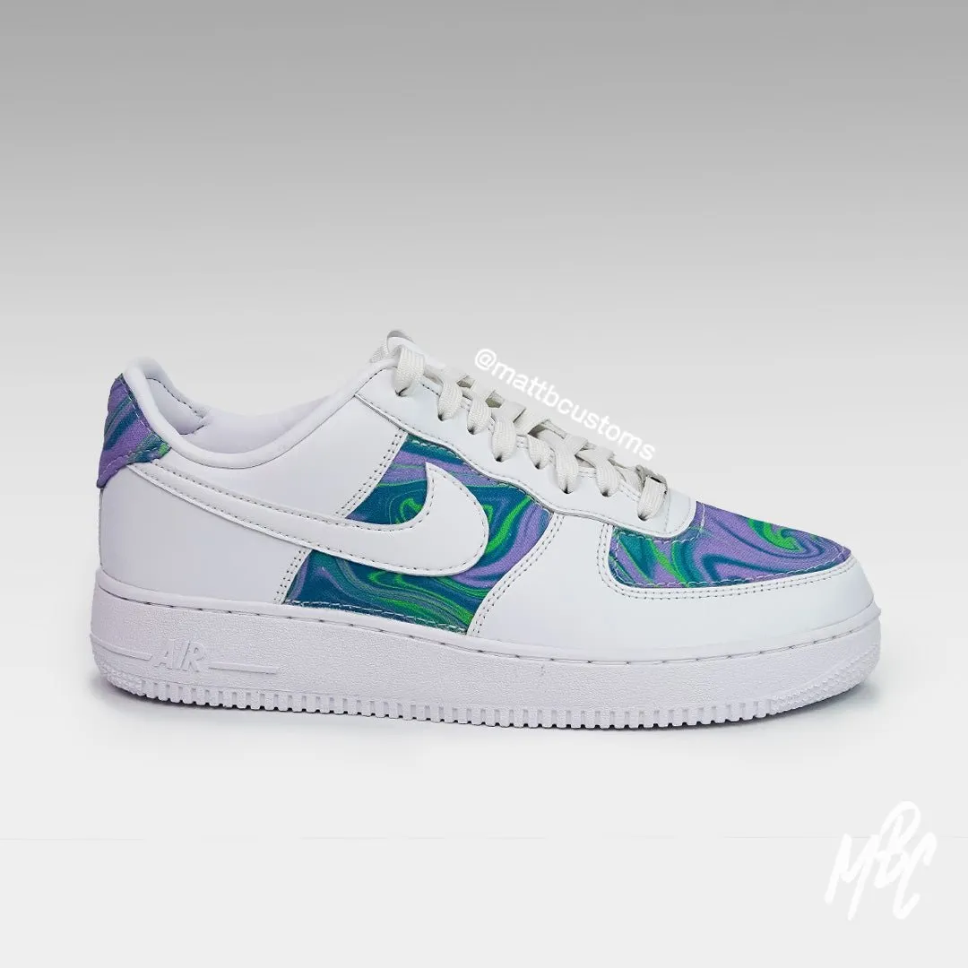 Liquid Marble - Air Force 1 Custom