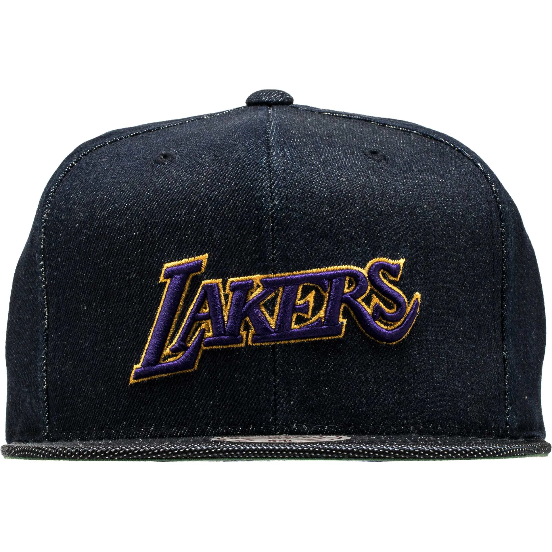 Los Angeles Lakers NBA Raw Snapback Men's - Denim/Yellow