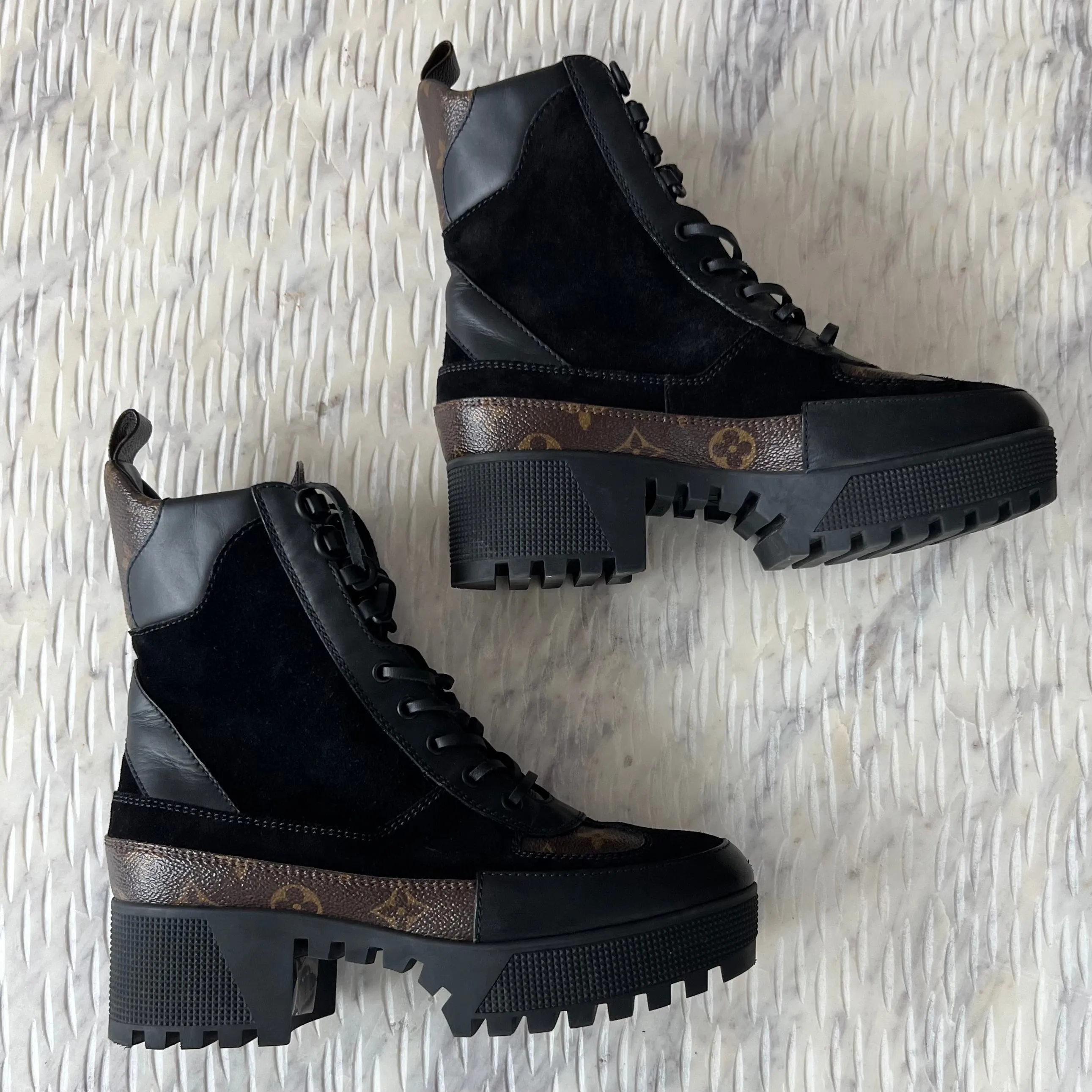 Louis Vuitton Platform Desert Boots