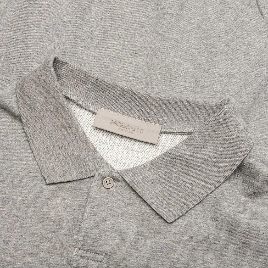 L/S Polo - Dark Oatmeal