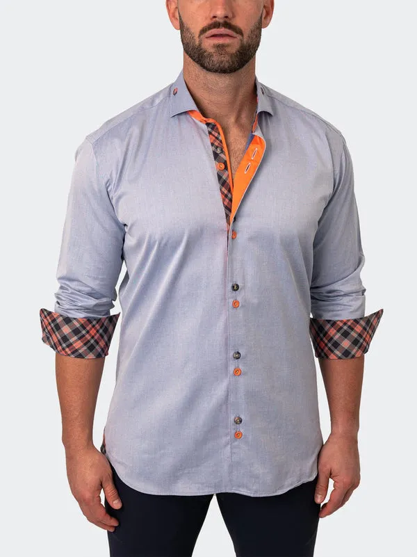 Maceoo Stretch Shirt | Einstein BlueBerry Blue