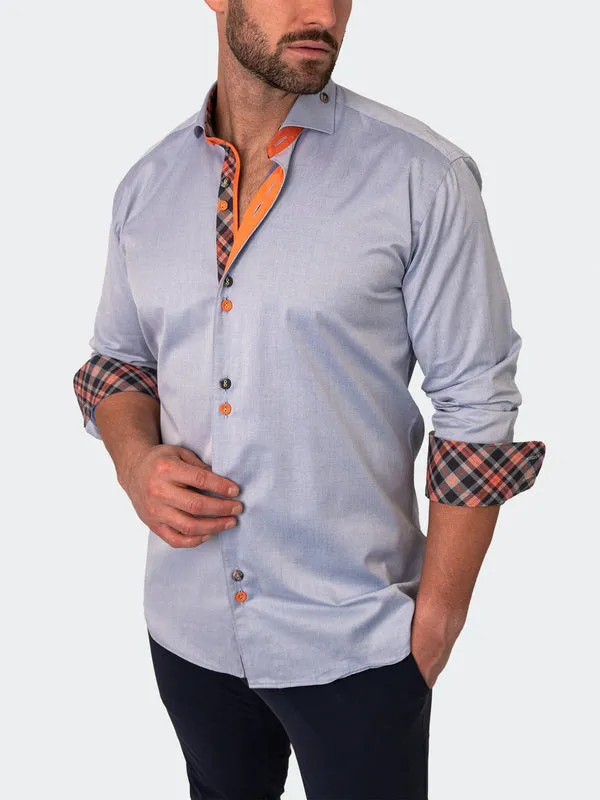 Maceoo Stretch Shirt | Einstein BlueBerry Blue