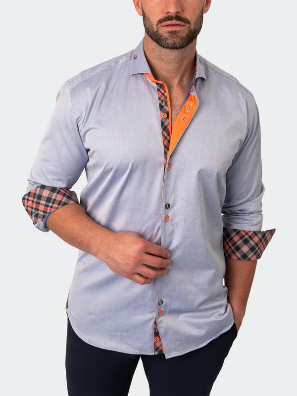 Maceoo Stretch Shirt | Einstein BlueBerry Blue