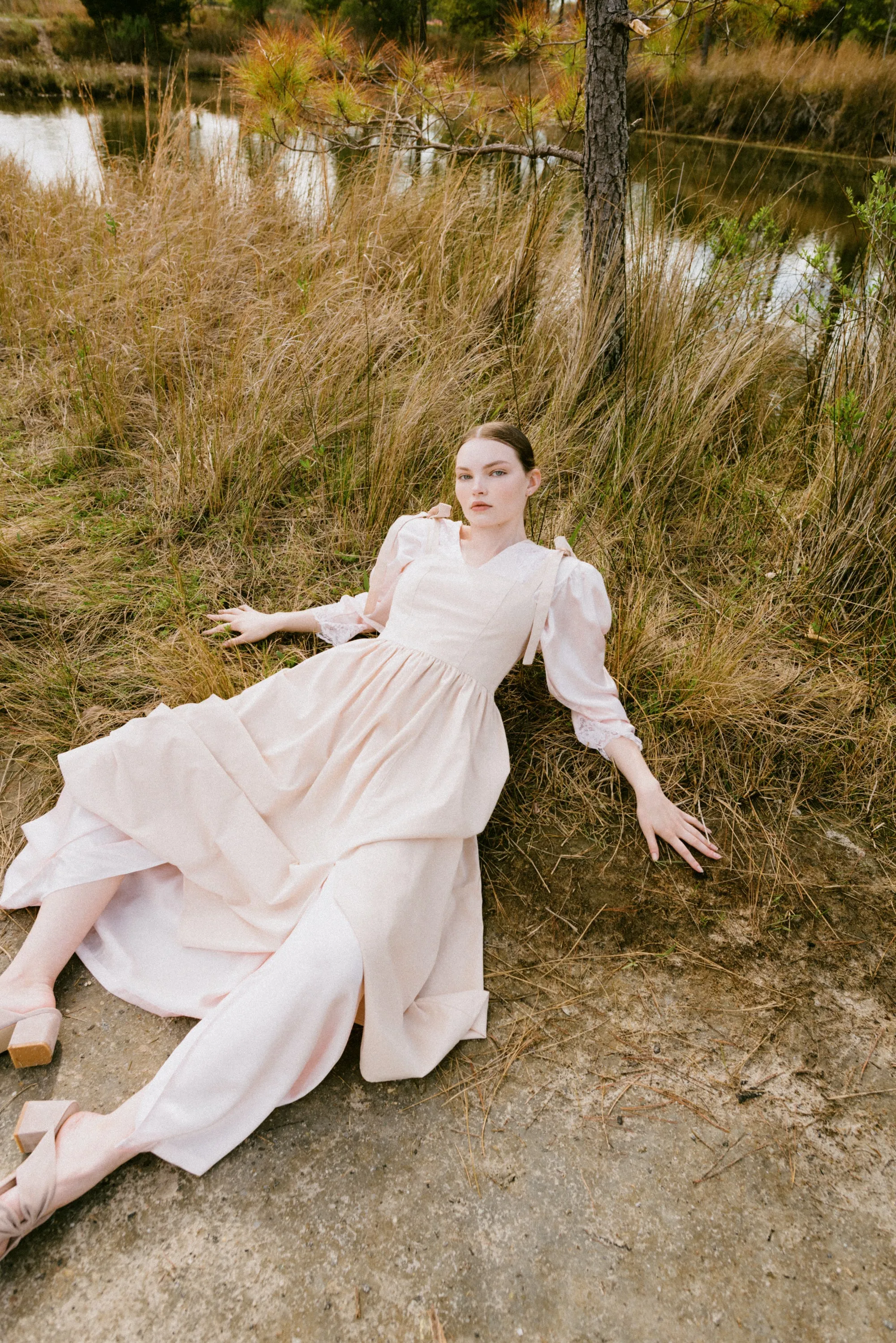 Margareta Dress in Sand