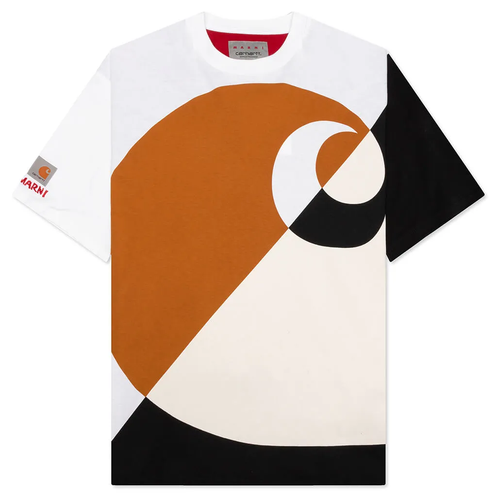 Marni x Carhartt WIP Logo S/S T-Shirt - Red