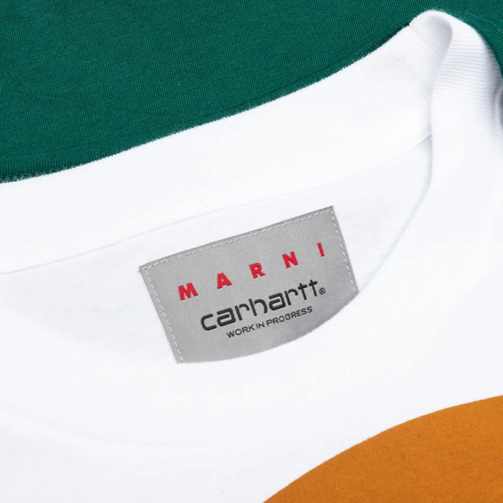 Marni x Carhartt WIP Logo T-Shirt - Dark/Green