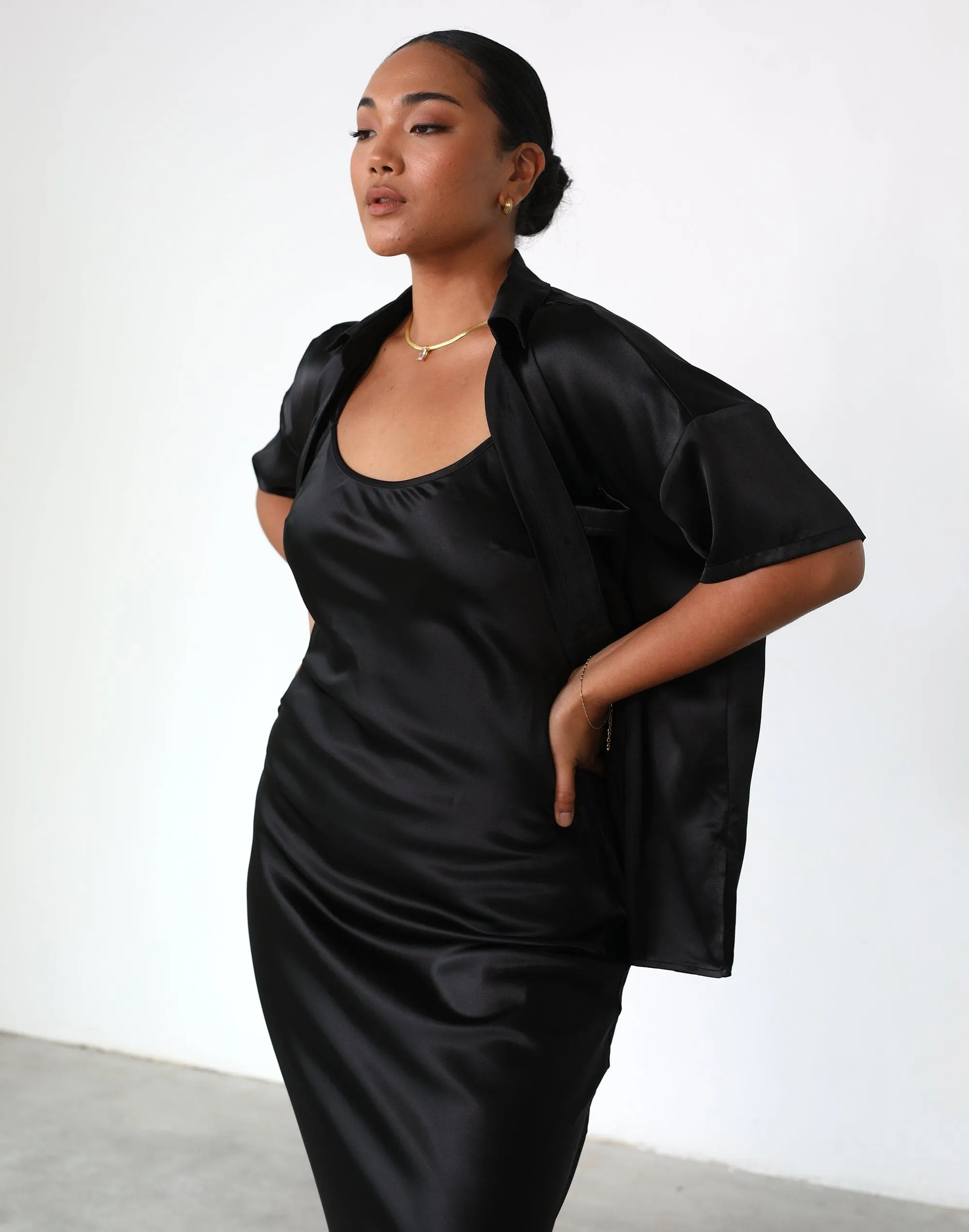 Martha Maxi Dress (Black)