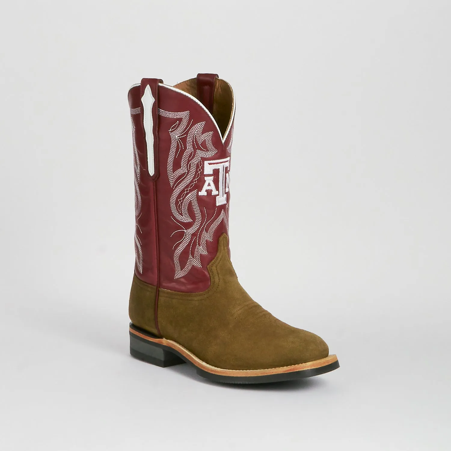 Men's A&M Horseman Barn Boot :: Olive