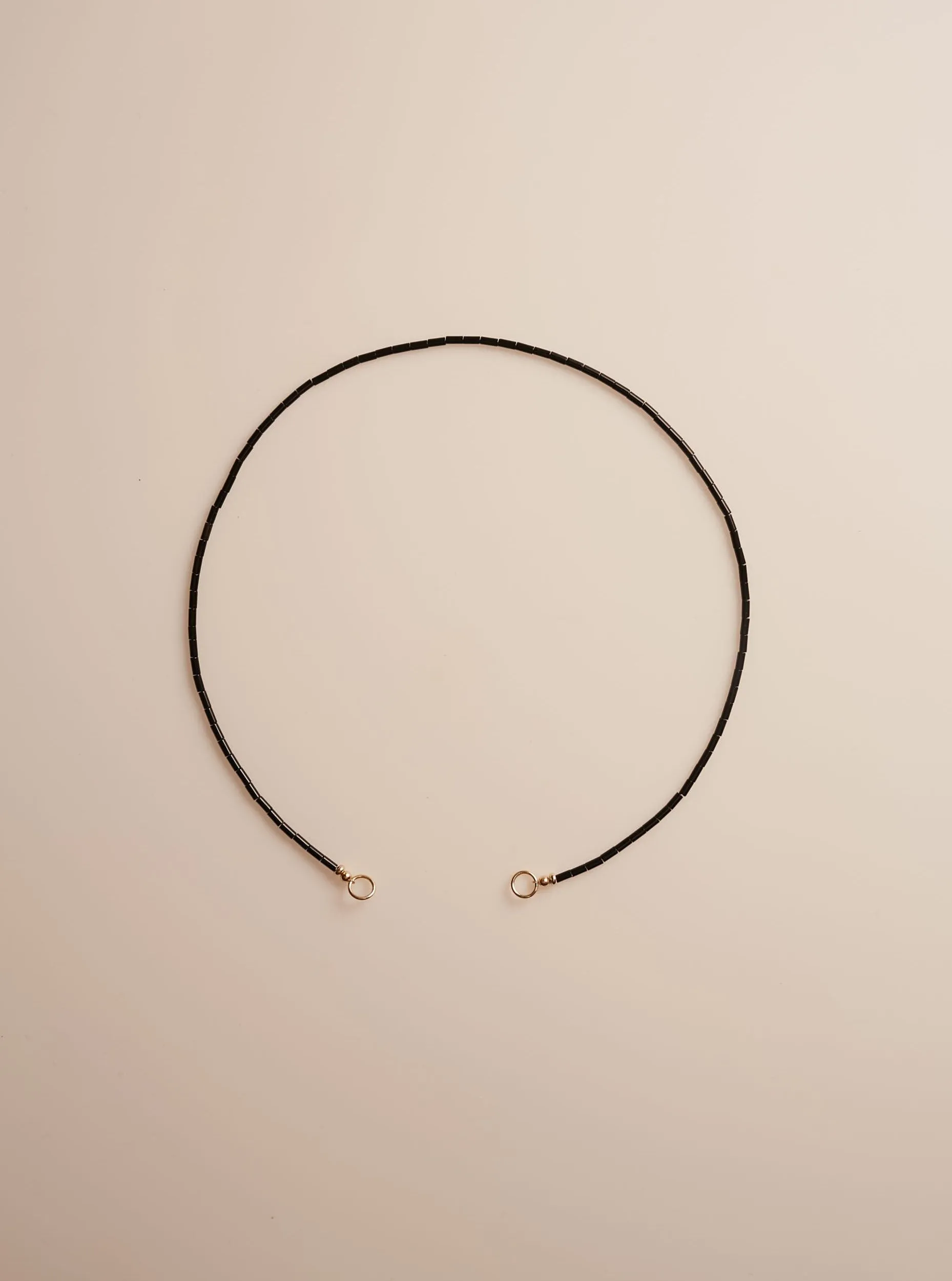 Mini Onyx tube Necklace