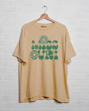 Missouri Flower Yellow Thrifted Tee (FINAL SALE)