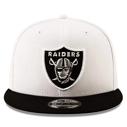 NEW ERA NFL Las Vegas Raider 2TONE 9FIFTY Mens Snapback Hat