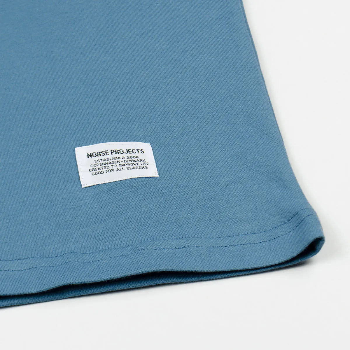 Norse Projects - Niels Basic T-shirt - Marginal Blue