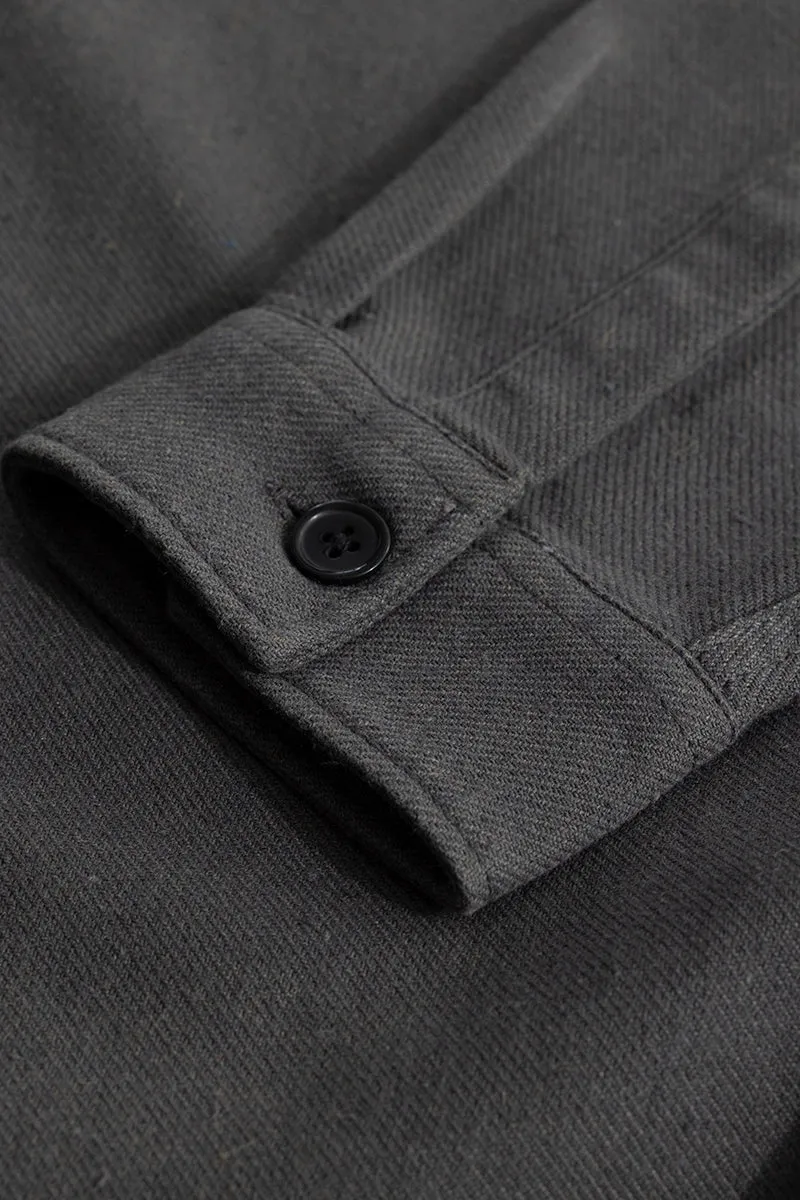 Overflap Elephant Grey Overshirt