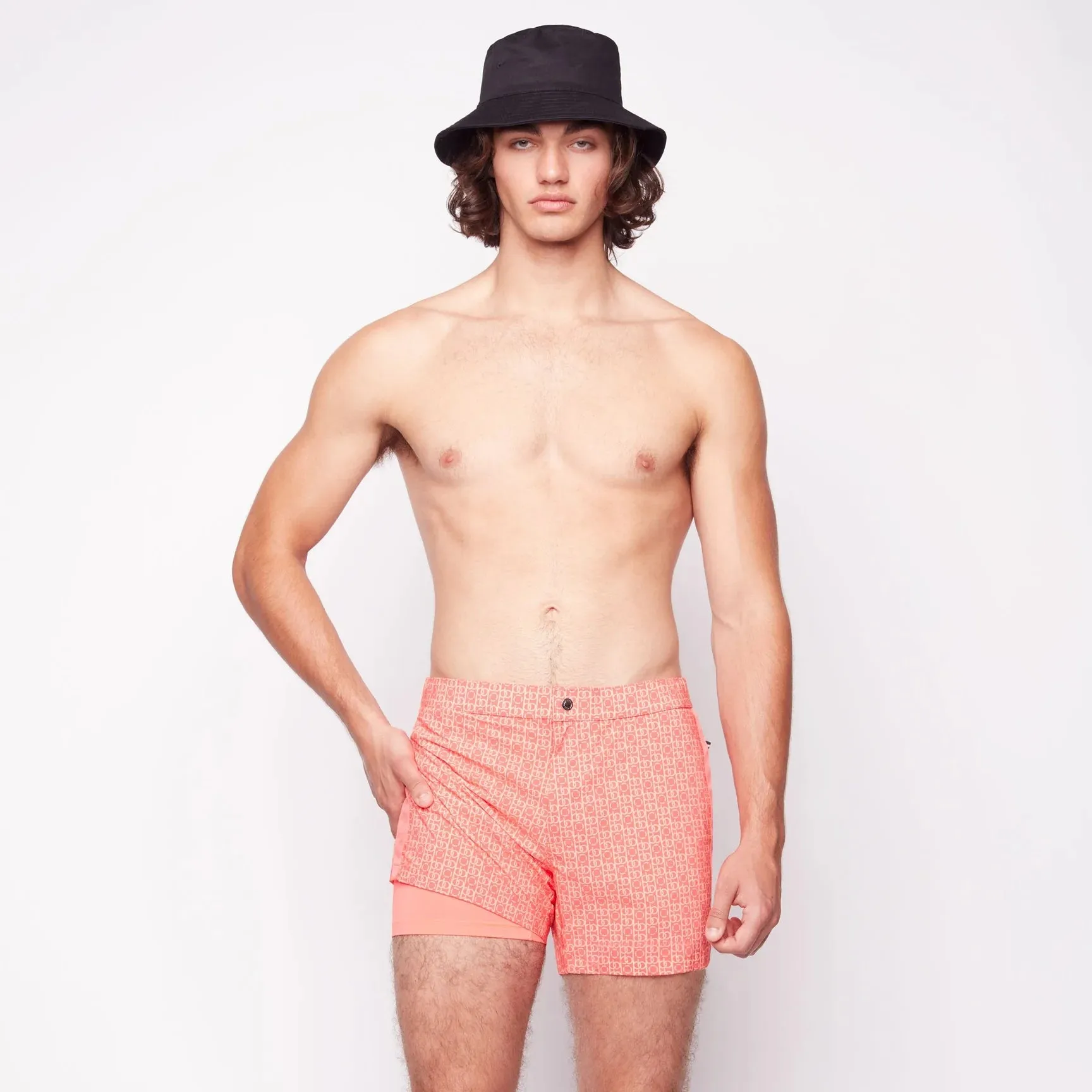 PB Tailored Swim Short (Coral)