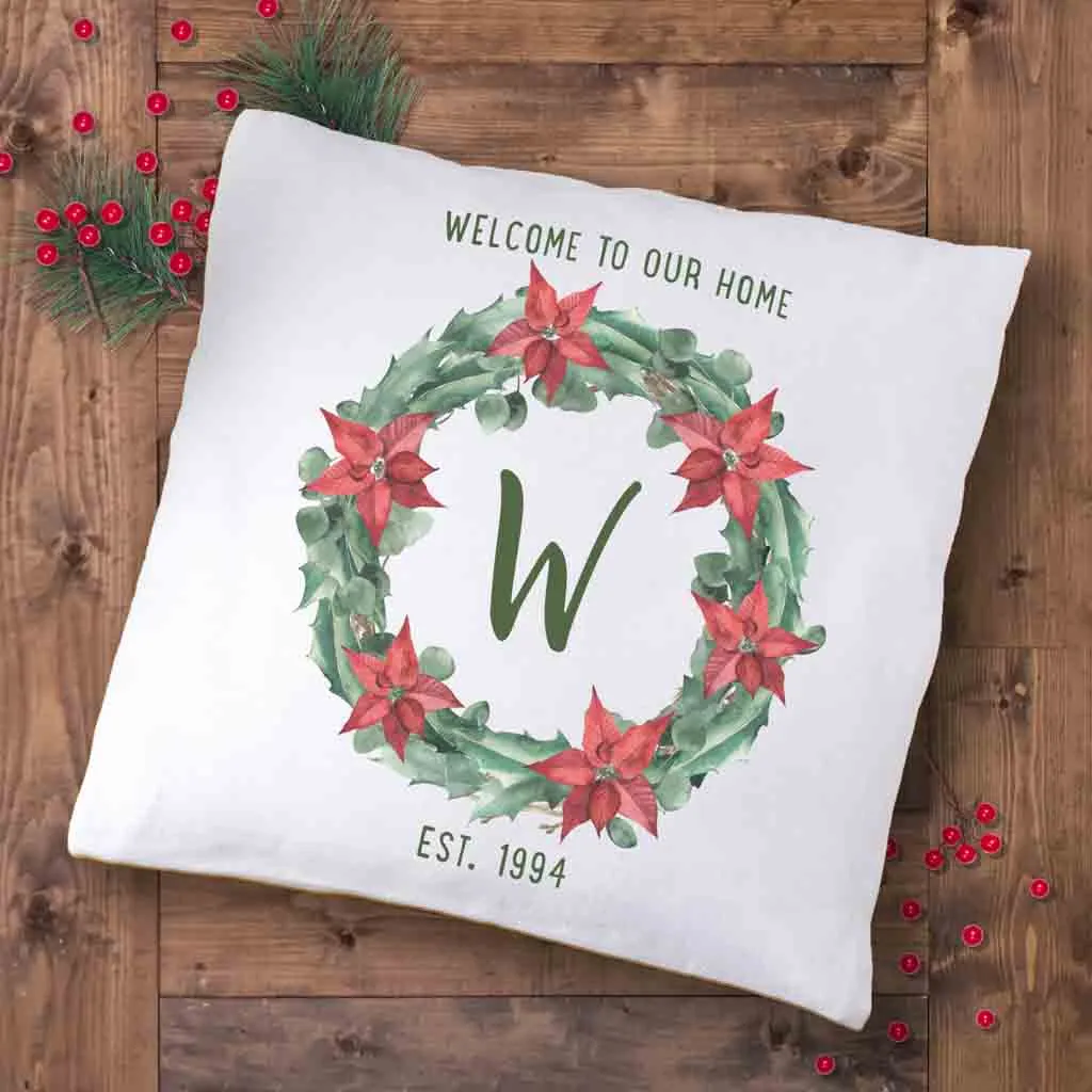 Personalized Holiday Accent Throw Pillow for Home Decor