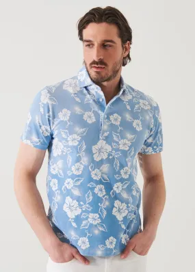 PIMA COTTON STRETCH PRINTED POLO