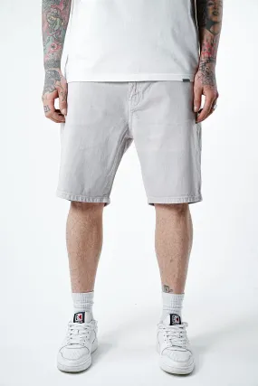 Premium Basic Light Grey Denim Shorts