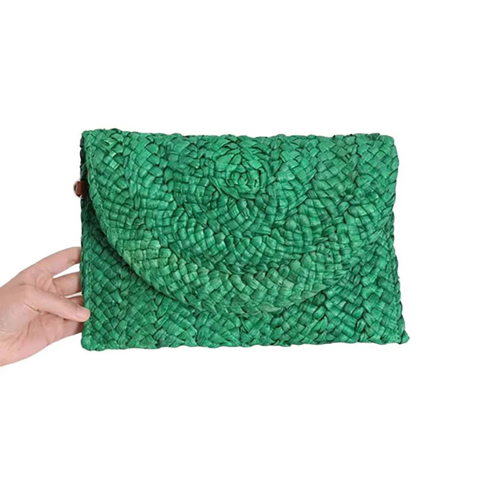 Rattan Braided Clutch Bag