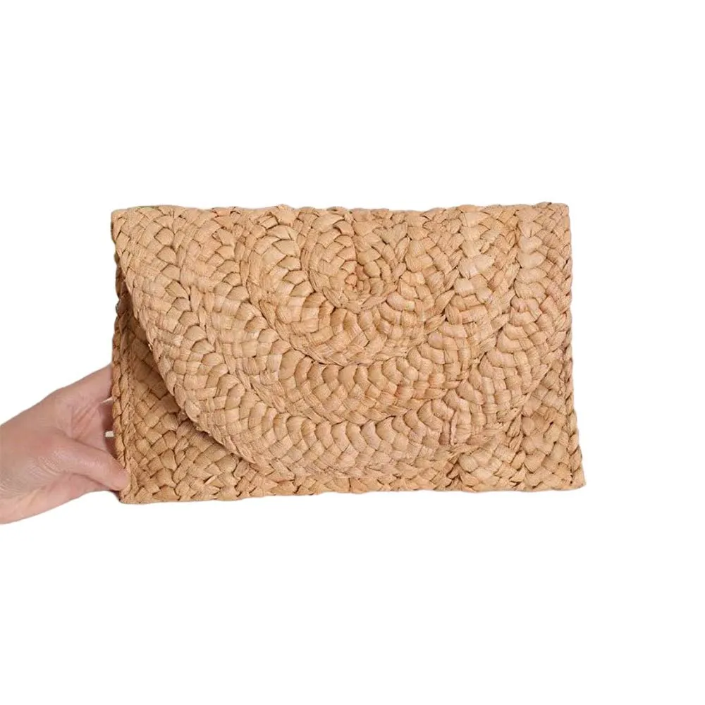 Rattan Braided Clutch Bag