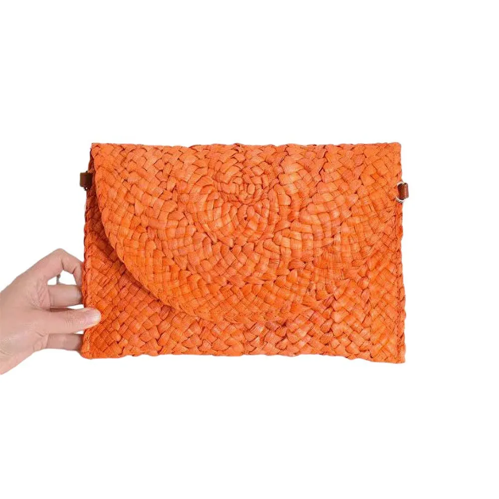 Rattan Braided Clutch Bag