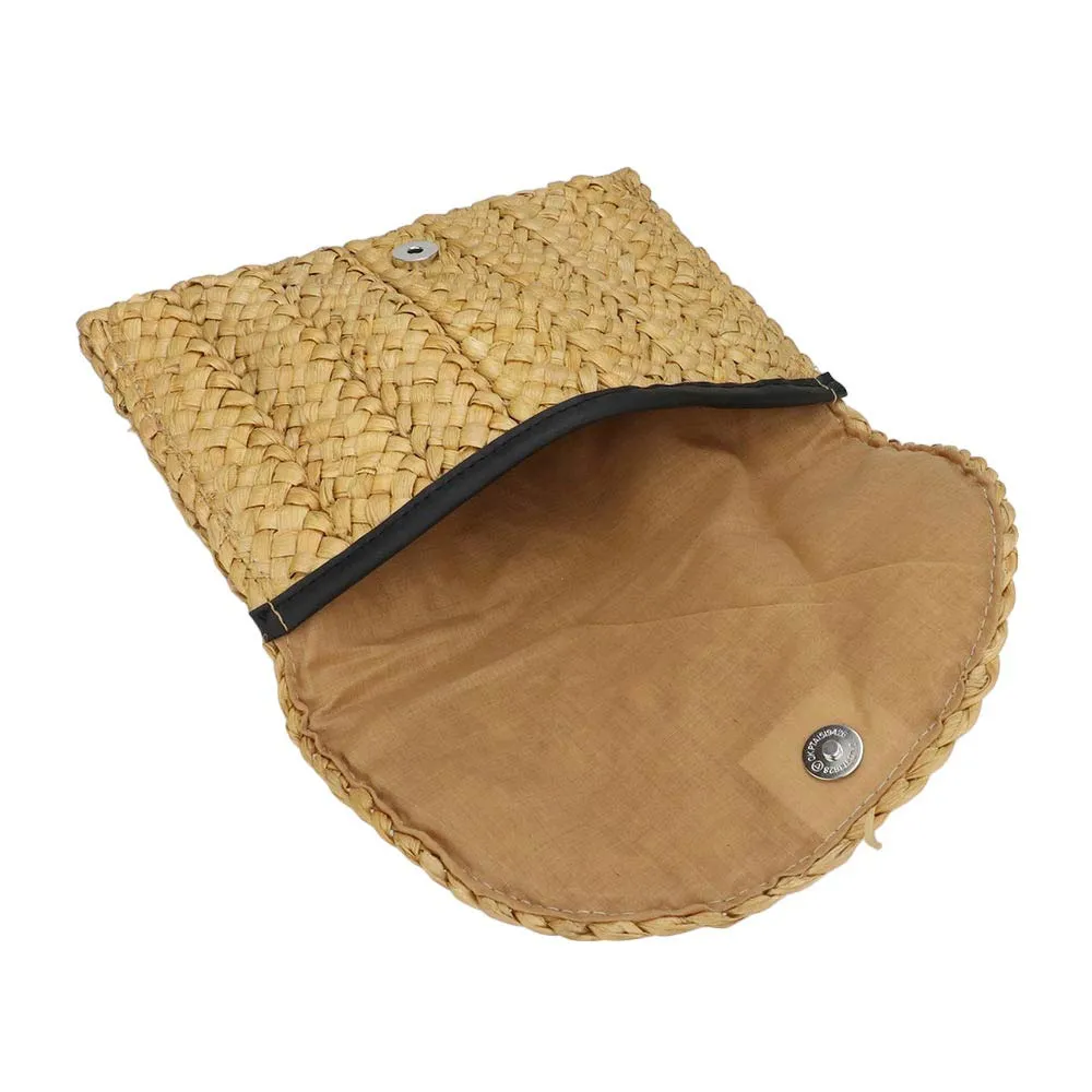 Rattan Braided Clutch Bag