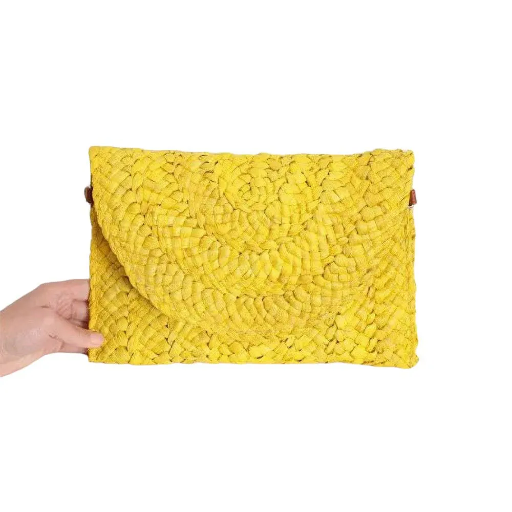 Rattan Braided Clutch Bag