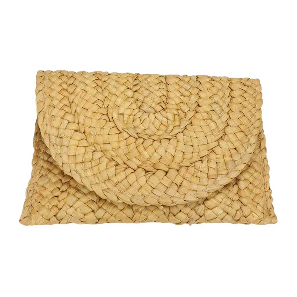 Rattan Braided Clutch Bag