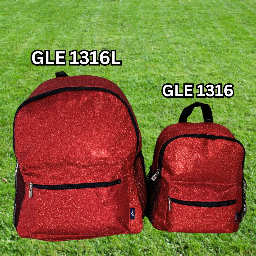 Red Glitter Large Gymnastics Competition backpacks and Cheer Dance Backpack