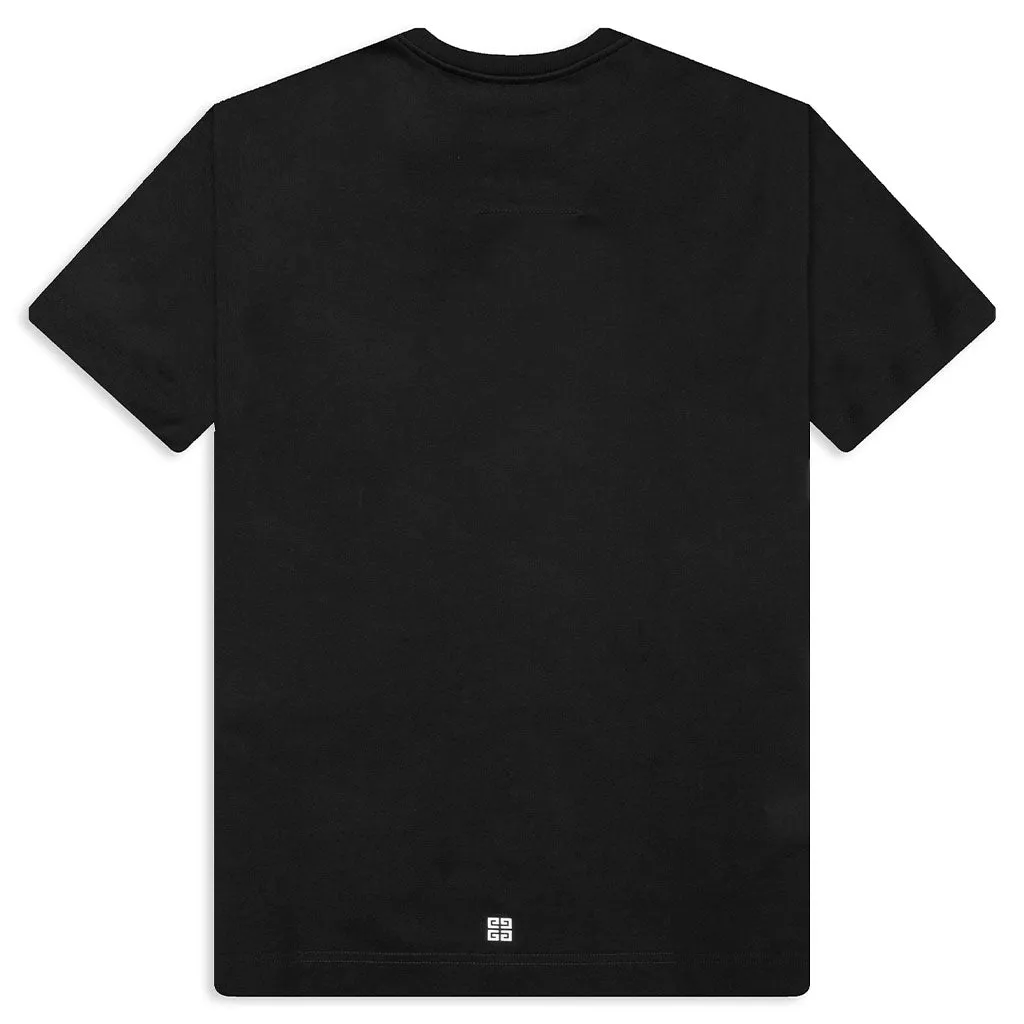 Reflective Slim Fit T-Shirt - Black