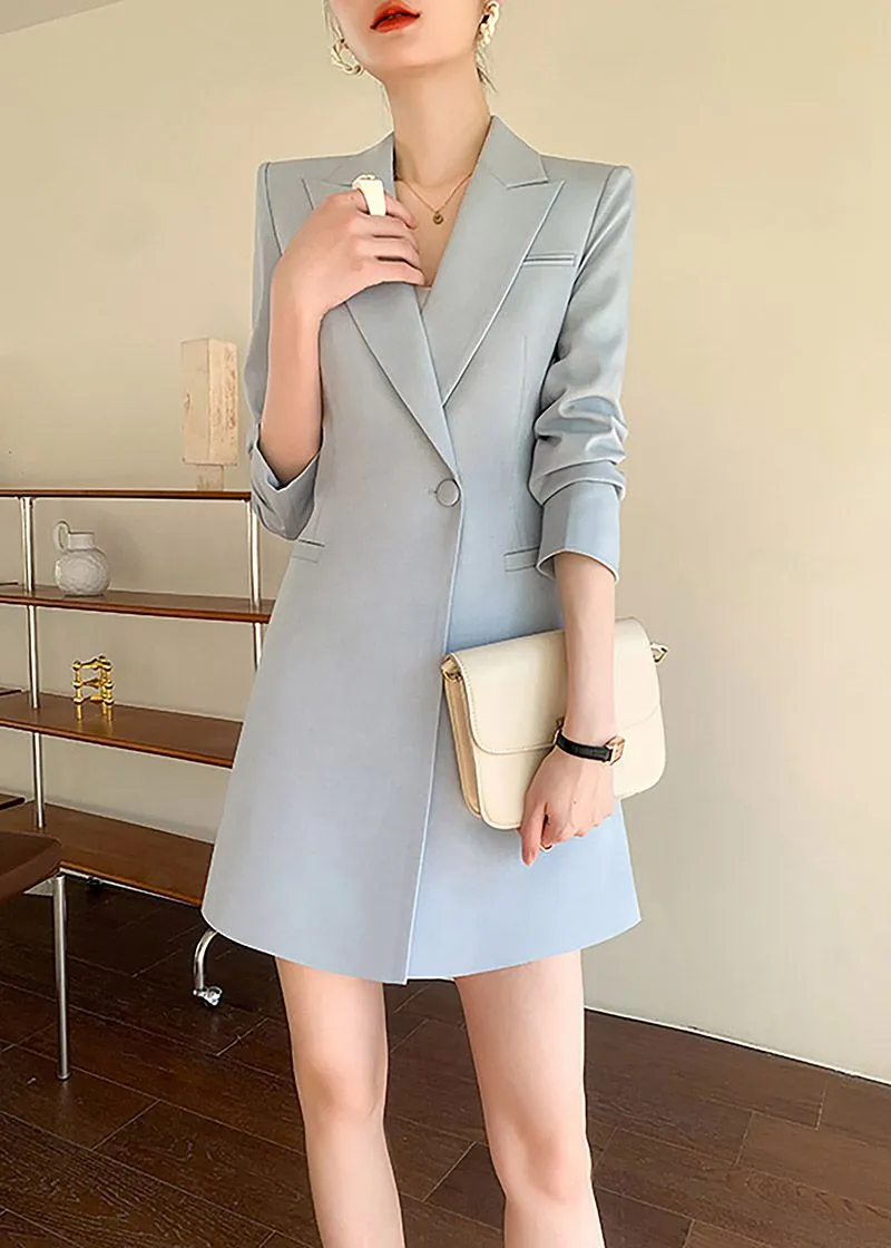 Regina Long Sleeve One Button Blazer Dress