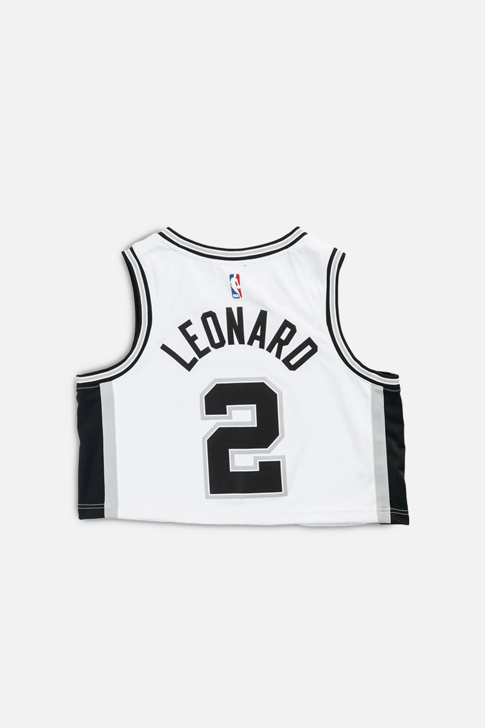 Rework San Antonio Spurs NBA Crop Jersey - L