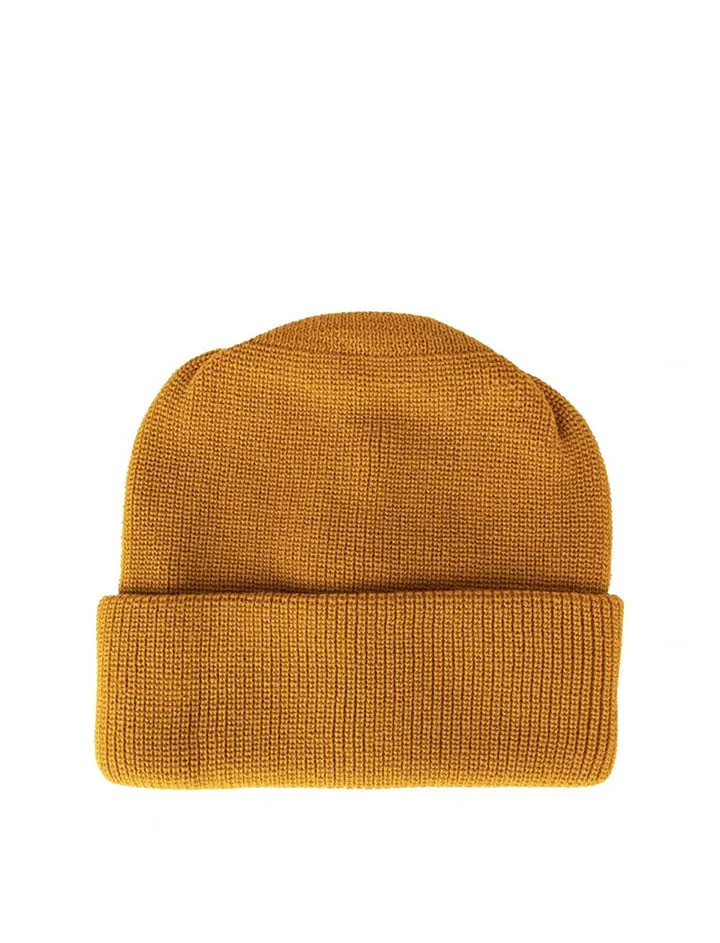 RoToTo Bulky Watch Cap Beanie Yellow