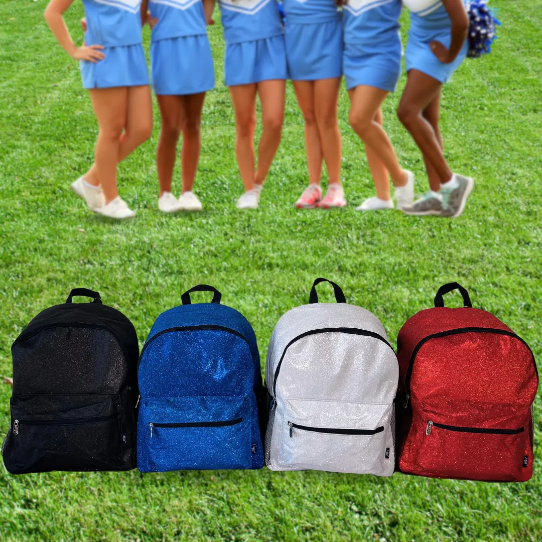 Royal Blue Glitter Large Gymnastics Competition backpacks and Cheer Dance Backpack