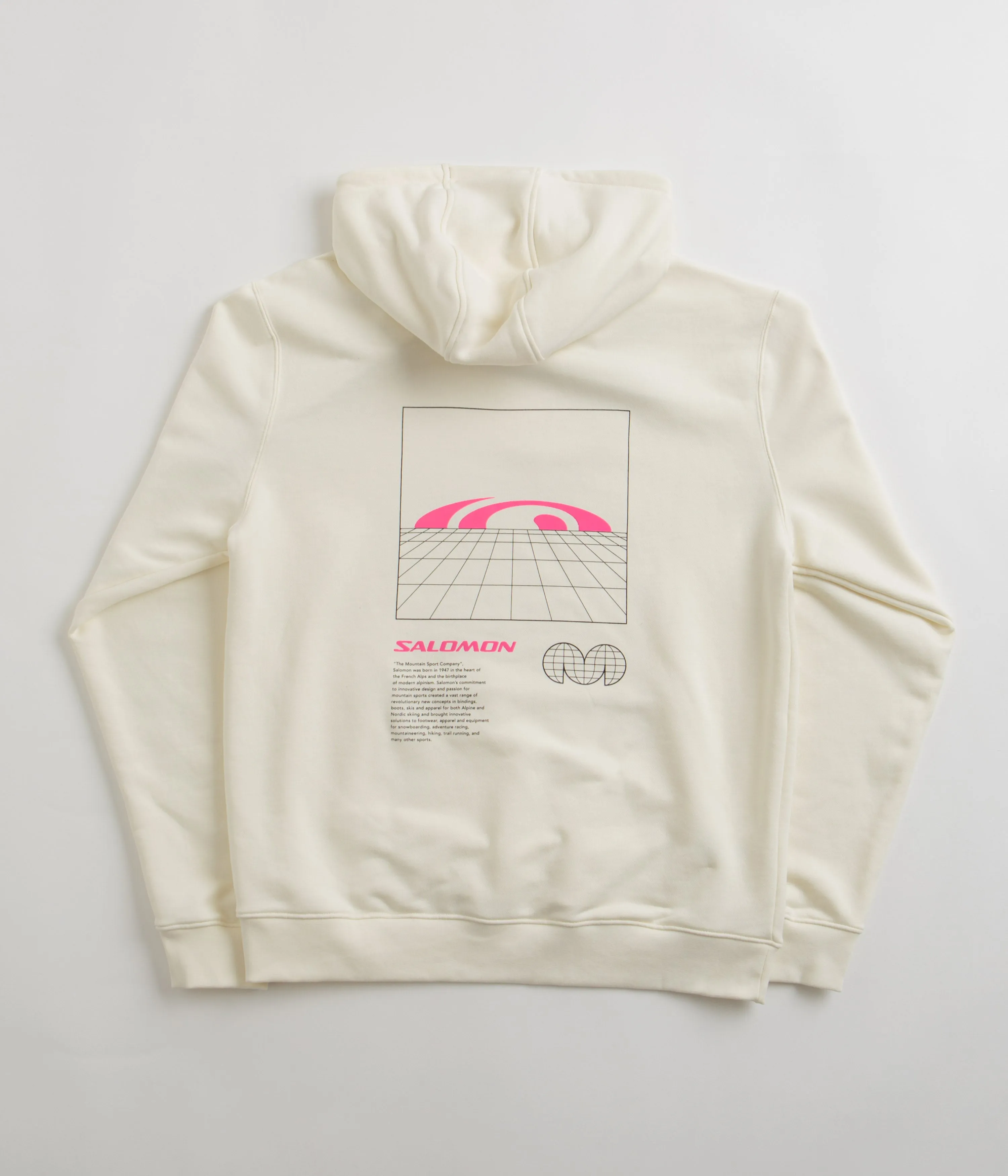 Salomon Window Graphic Hoodie - Vanilla Ice