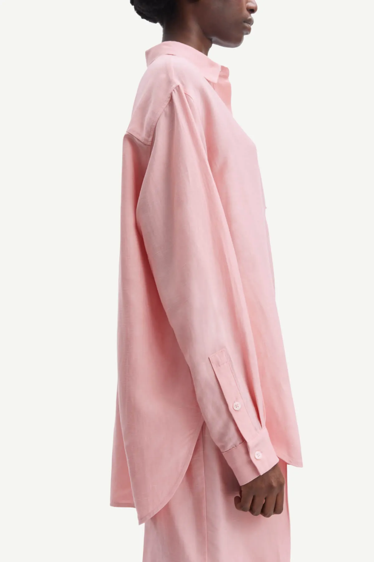 Samse Samse Alfrida Oversize Shirt - Coral Cloud