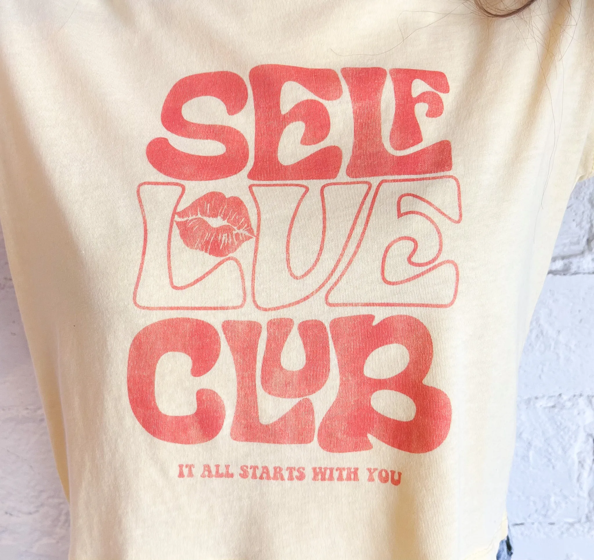 Self Love Club Graphic Crop