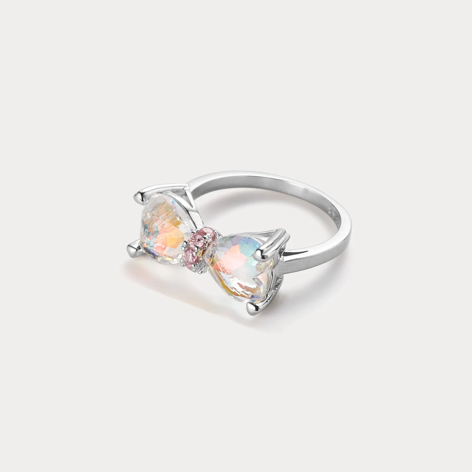 Silver Bow Ring