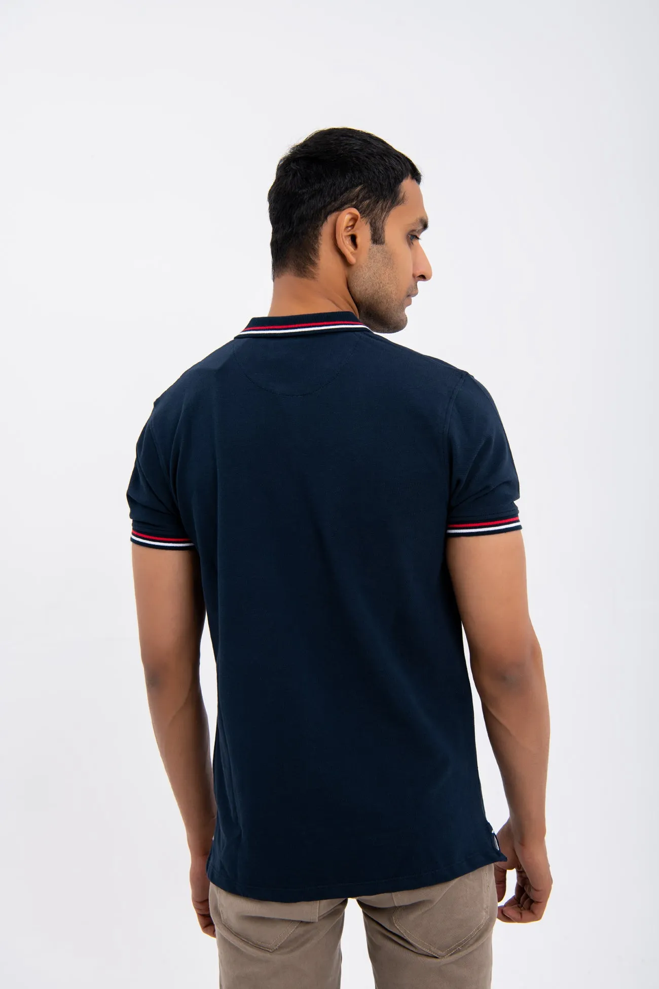 SLIM FIT COTTON POLO SHIRT