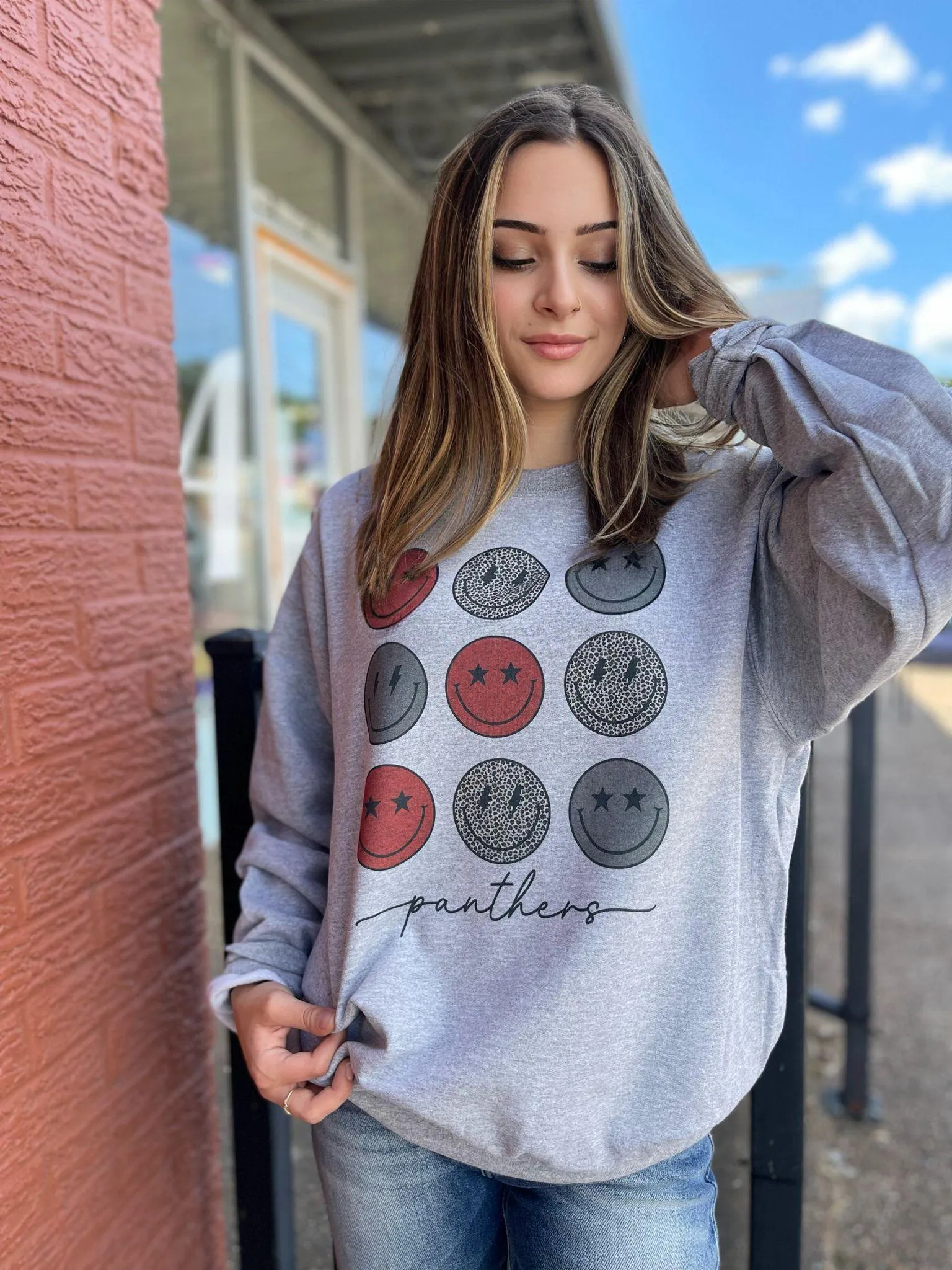 Smiley Mascot Sweatshirt