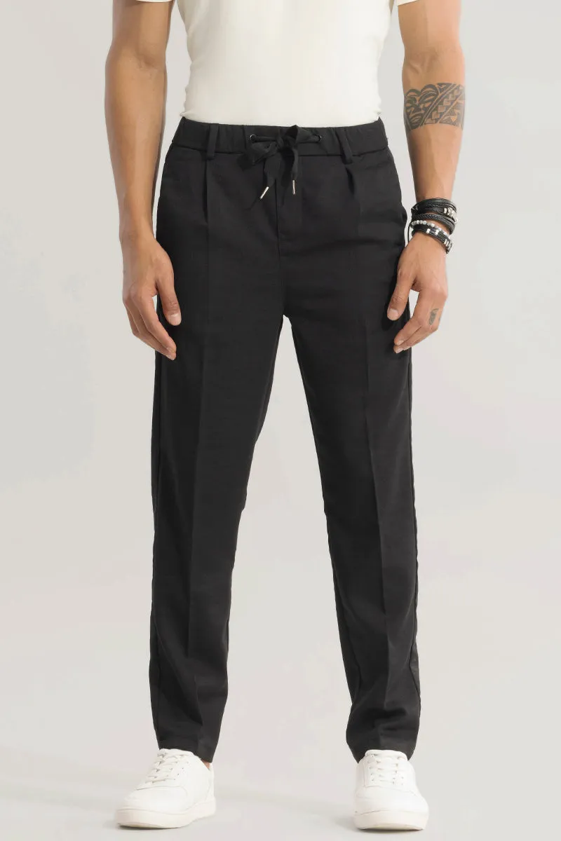 Soft Stride Black Trouser