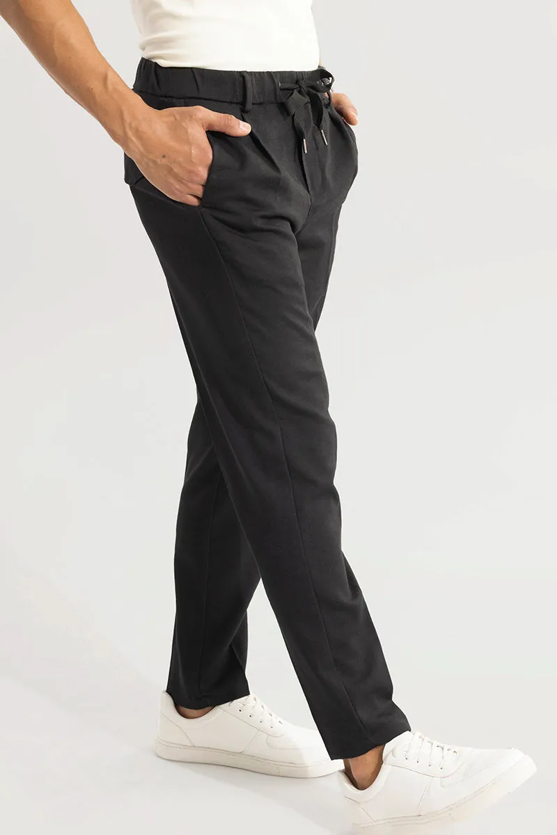 Soft Stride Black Trouser